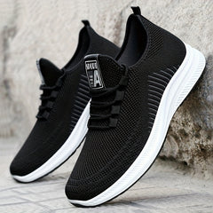Men's Breathable Sneakers Athletic Shoes for Running Basketball Gym
