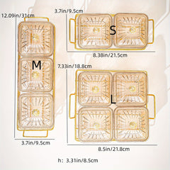Golden Amber Candy Box for Special Occasions