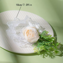 Simulation Flowers Wristband Elastic Lace Wrist Straps Women's Decoration