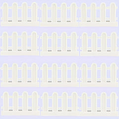 12pcs Toy Railing Brick Parts Set Gift for Kids