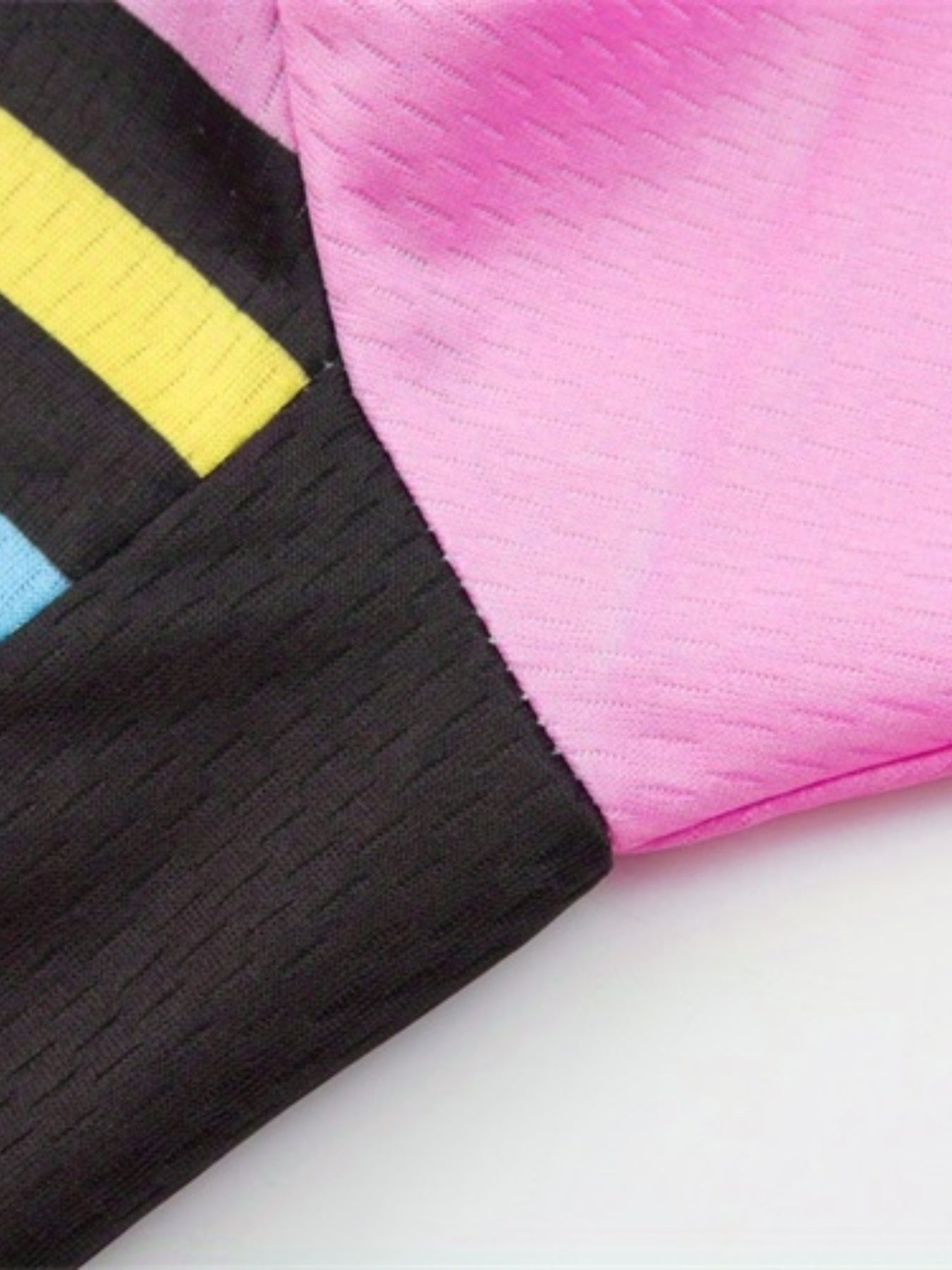 Striped Print Cycling T Shirt Quick Dry Sports Top Women's Activewear
