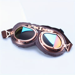 Vintage Style Pilot Goggles for Motorcycle