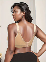 Plus Size Comfort Bra Wide Straps Wireless Medium Stretch