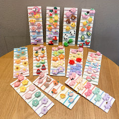 Girls Cartoon Hair Tie Hair Bands Ponytail Holders Scrunchies Hair Accessories