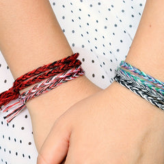 Braided Bracelet with Tassel - Gift for Her