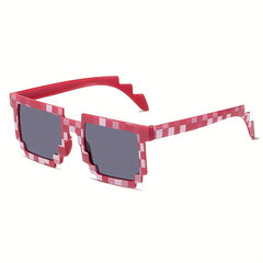 Y2K Mosaic Square Sunglasses UV400