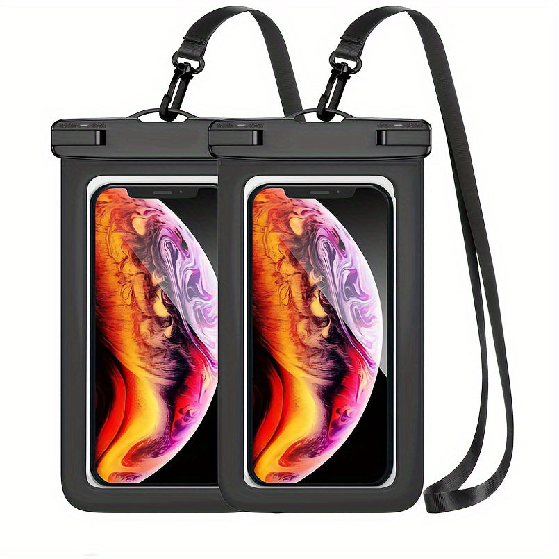 Waterproof Phone Pouch Clear Bag For Beach Camping Swimming