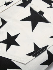 Mens Slim Fit Jeans Little Stars Pattern