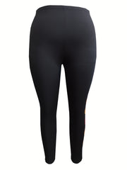 Halloween Pumpkin Print Yoga Leggings
