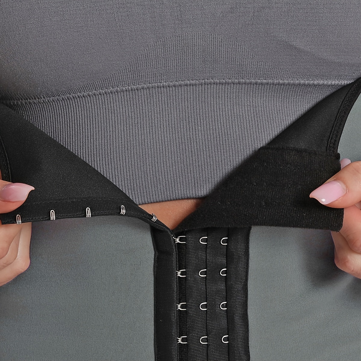 Tight Zipper Waist Trainer Belt With Strap Body Shaper