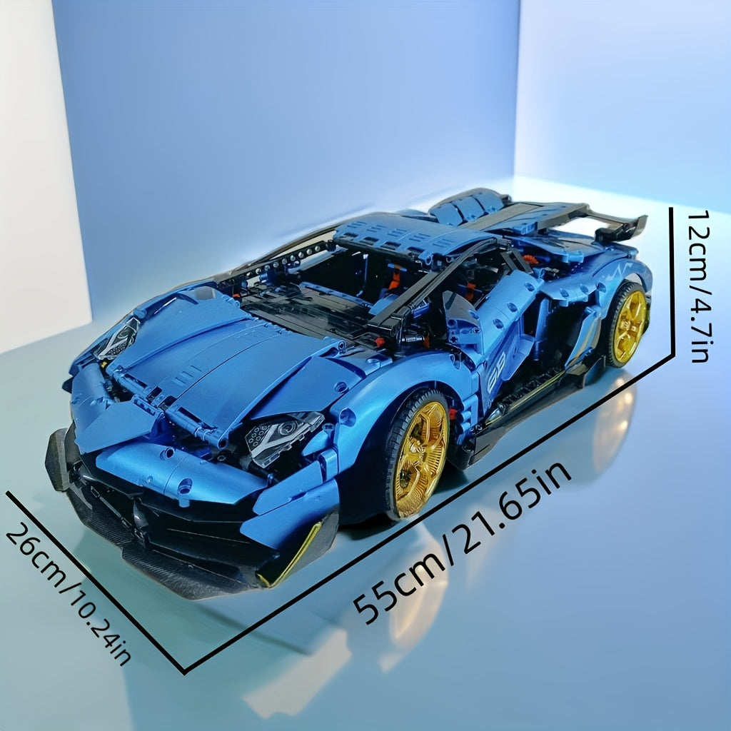 3811pcs Racing Block Model Supercar Building Blocks Birthday Gift