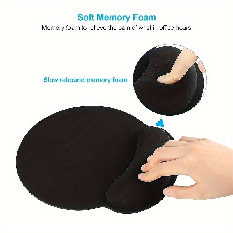 Ergonomic Mouse Pad Keyboard Tray Wristrest Comfortable Memory Foam Mouse Pad