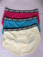Women's Plus Size Panties Set Soft High Waisted Stretchy 3pcs Set