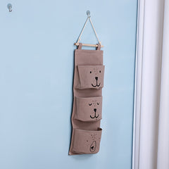Over The Door Storage Hanging Fabric Bag Bedside Wall Hanging Storage Bag