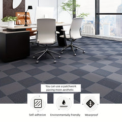 20pcs Non-slip Self-Adhesive Carpet Tiles for Home Decoration