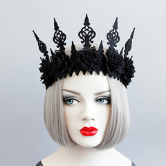 Vintage Witch Crown Headdress Gothic Style Party Supplies