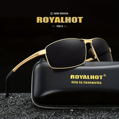 RoyalHot Polarized Rectangle Frame Sunglasses 70015