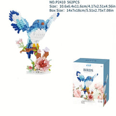 Bird Family Building Blocks Toy Mixed Animal Figurine Educational Creative Play