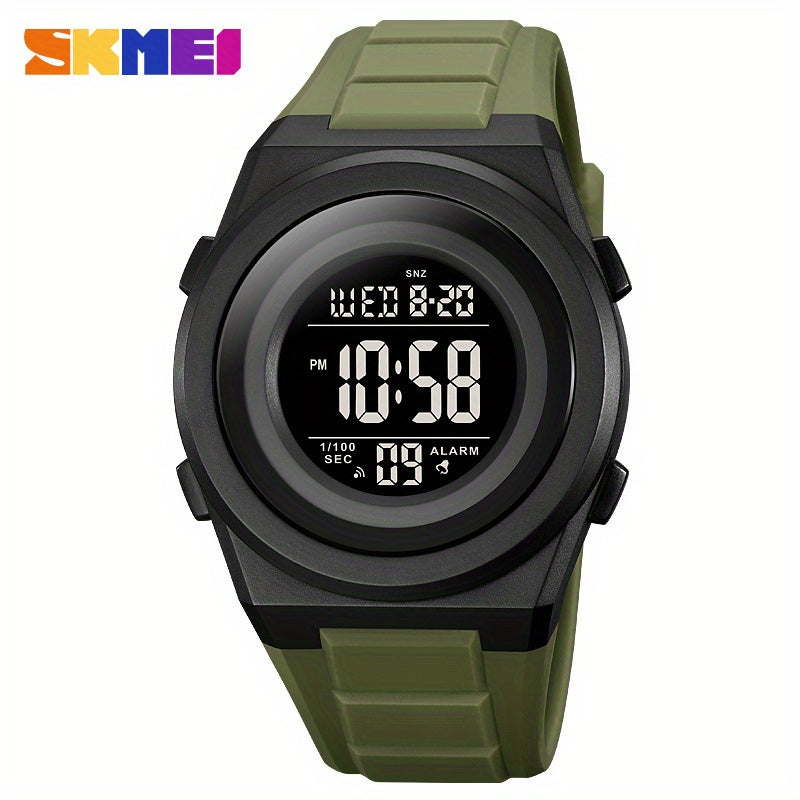 Sports Electronic Watch Waterproof Round Wrist Watch Men's Accessories