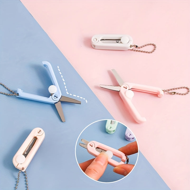 Portable Mini Scissors for Crafts Paper Cutting Travel Safe Art Supplies