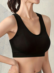 Cross Strap High Strength Sports Running Bra
