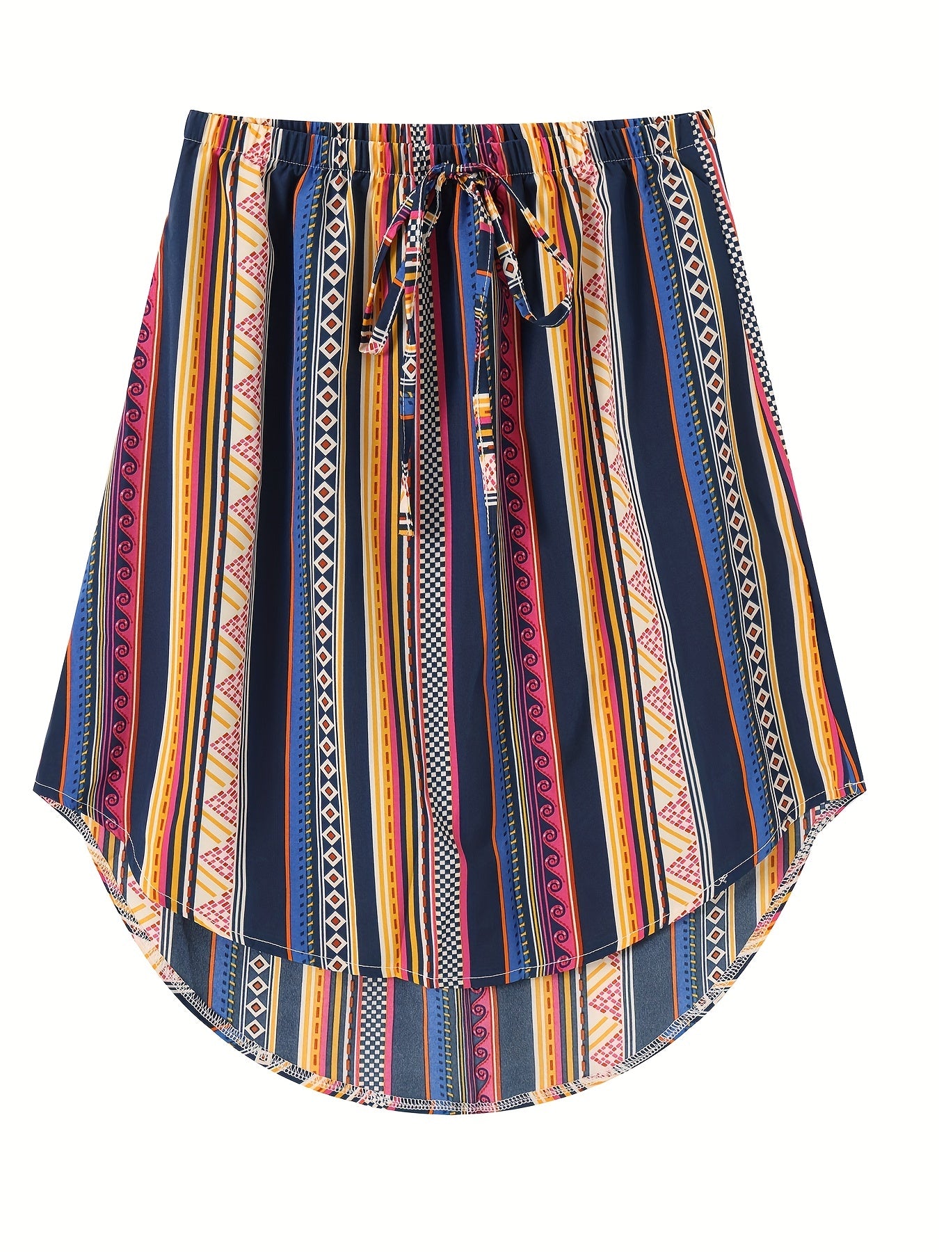 Random Print Casual Skirt for Summer & Spring Women's Clothing