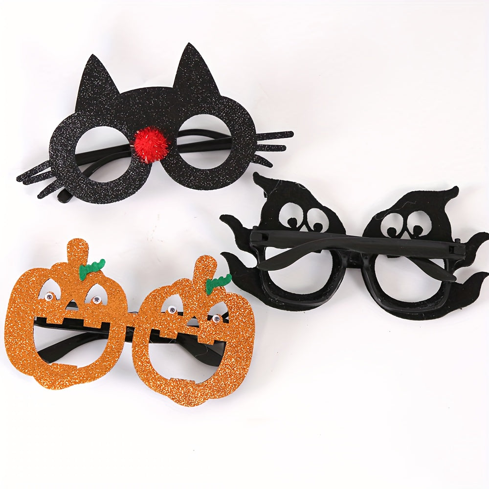 Halloween Glasses Spider Ghost Party Decor Funny Props