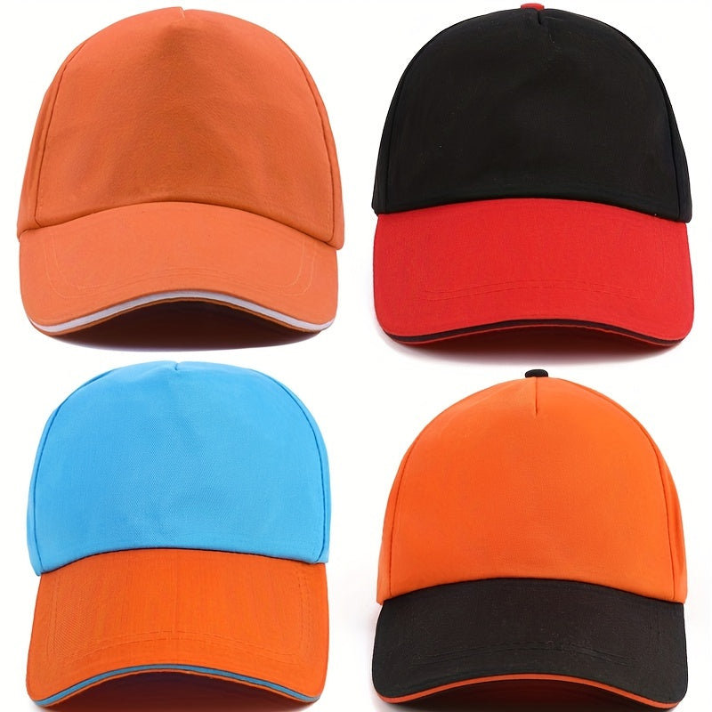 Unisex Baseball Cap Men Women Adjustable Visor Blank Hats Trucker