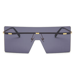 Men Rimless Sunglasses UV Protection Summer Sunglasses