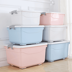 Large Plastic Storage Box Home Organization Quilt Toy Storage Box