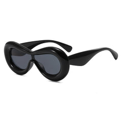 Oversized Sunglasses Thick Frame Y2K Glasses