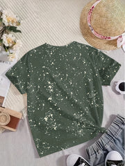 I FEEL A SIN COMING ON Print Short Sleeve T shirt Girls Comfy Pullover