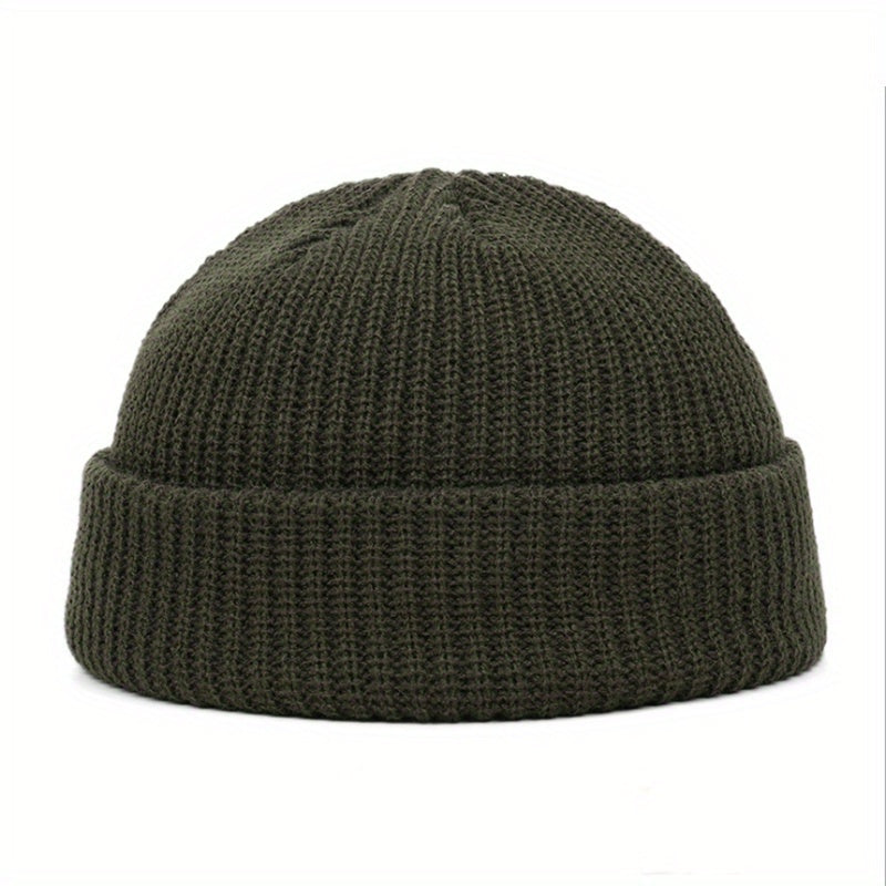 Unisex Ribbed Fisherman Beanies Winter Hats