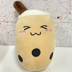 Milk Tea Cup Pillow Plush Toy - Quirky Fruit Pearl Milk Tea Doll
