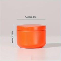 6pcs Storage Iron Box Candle Jar Candy Box Tea Leaf Box