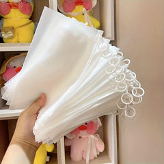 10pcs Extra Thick Transparent Sorting Bags for Storage & Travel