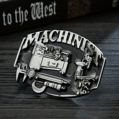 Machine Tool Craftsman Belt Buckle Men's Casual Decoration