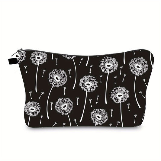 Dandelion Pattern Waterproof Makeup Bag for Teens