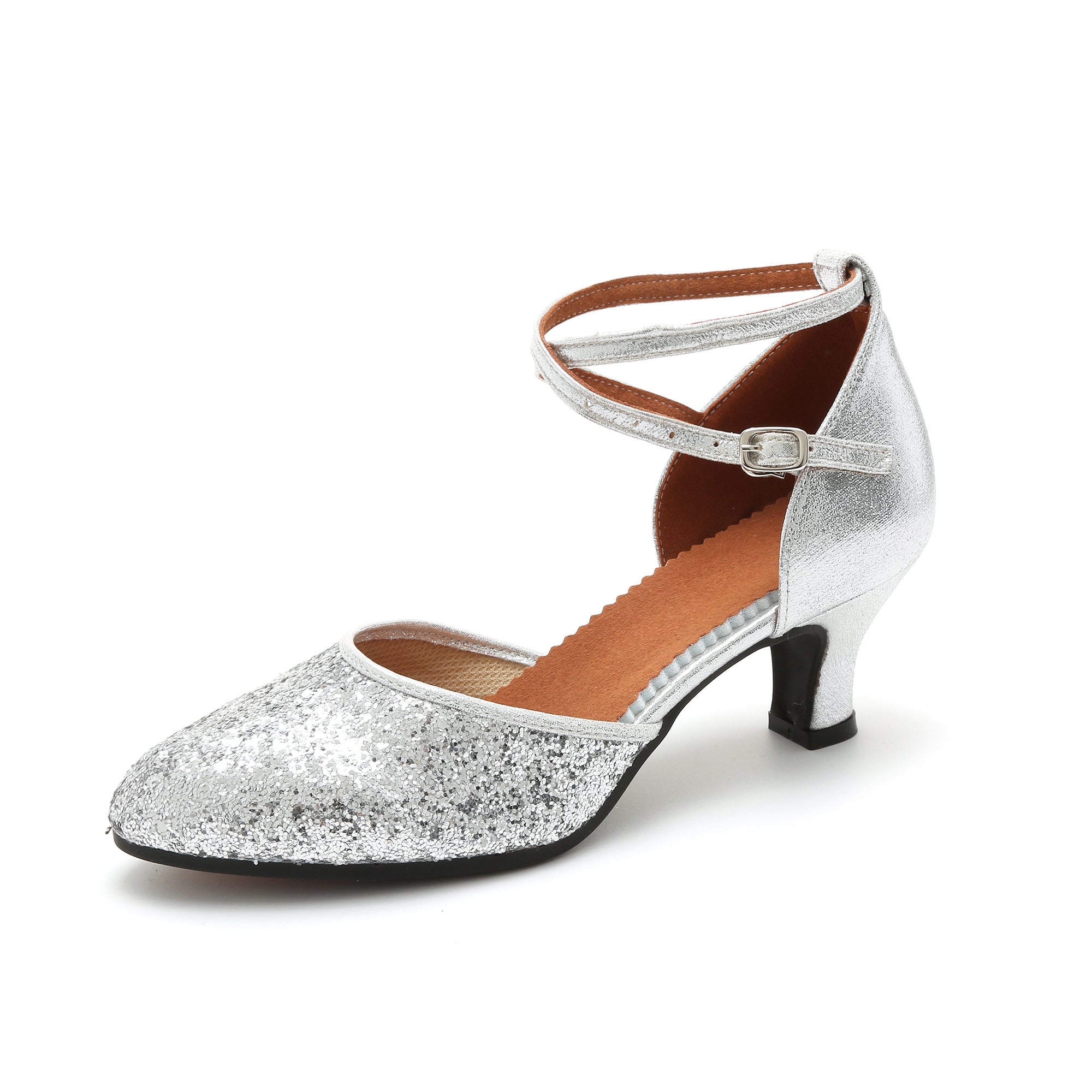 Sequins PVC Dance Shoes Stiletto Heeled Sandals Party Wedding Footwear