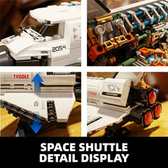 TYCOLE Space Shuttle Building Blocks Set Educational Toy ABS Plastic Desk