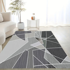 Geometric Area Rug Soft Fluffy Carpet for Living Room and Bedroom