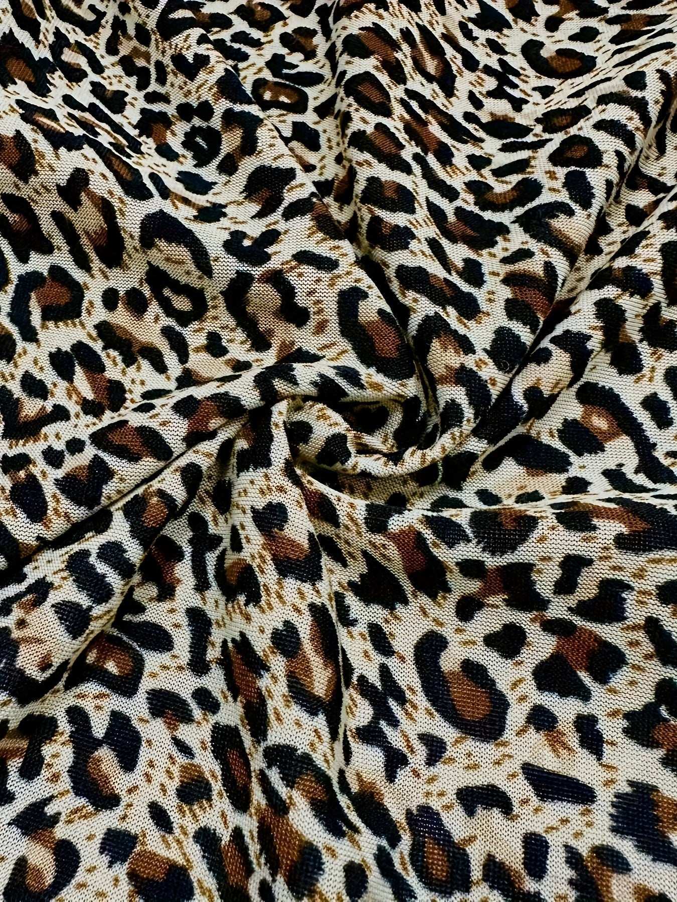 Leopard Print High Waist Leggings for Women