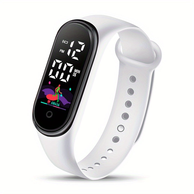 Touch Screen Tracker Silicone Sports Watch for Kids