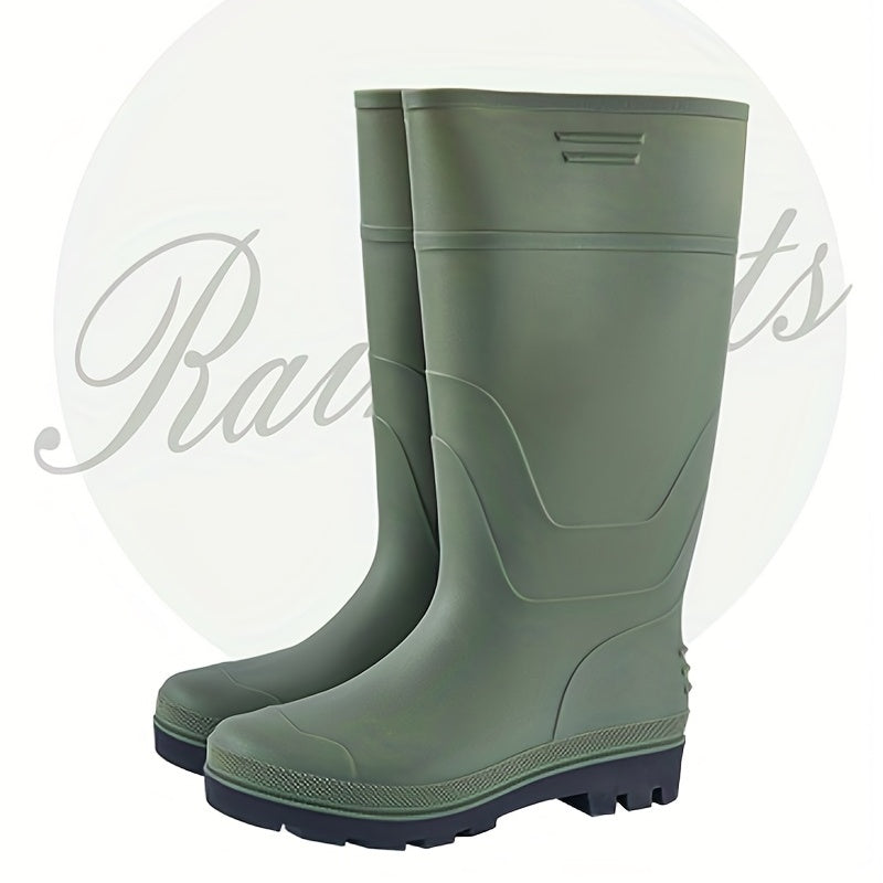 Men's Waterproof Rain Boots Non-slip for Outdoor Working Fishing