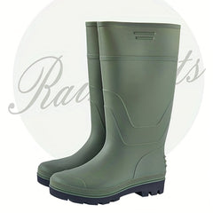 Men's Waterproof Rain Boots Non-slip for Outdoor Working Fishing