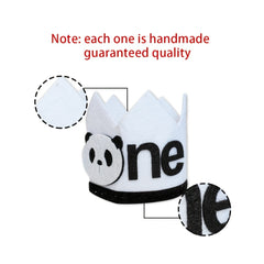 Panda 1st Birthday Crown Party Supplies For Photo Props