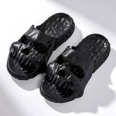 Men's Lightweight Skull Slides Casual Slippers
