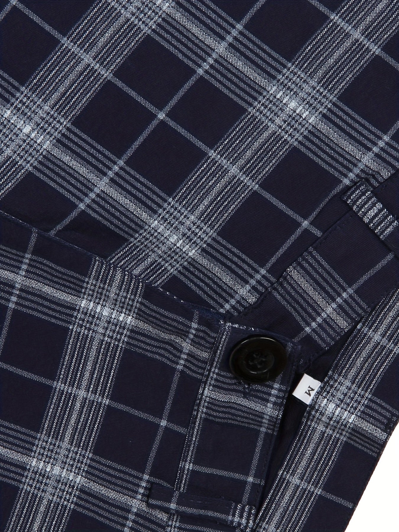 Slim Fit Plaid Slacks Men s Casual Vintage Style Slightly Stretch Dress Pants