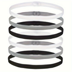 3pcs Solid Sports Headband Yoga Non slip Elastic Yoga Headband