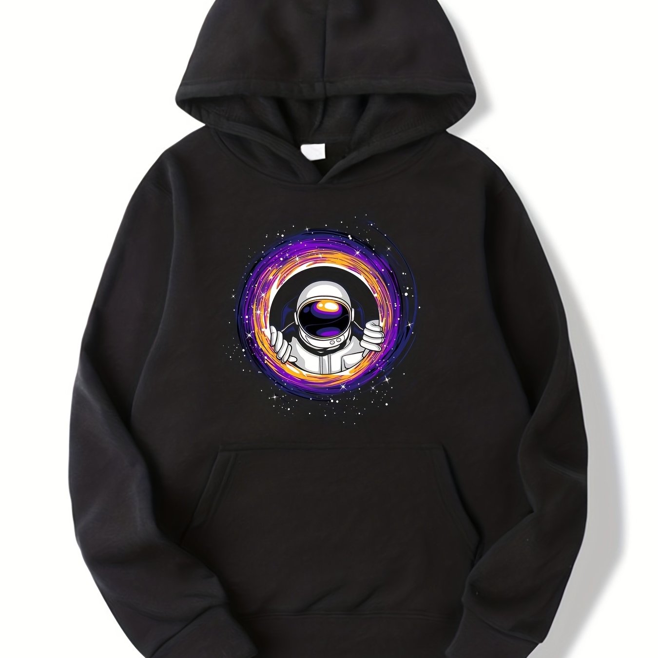 Astronaut Print Boys Hooded Sweatshirt